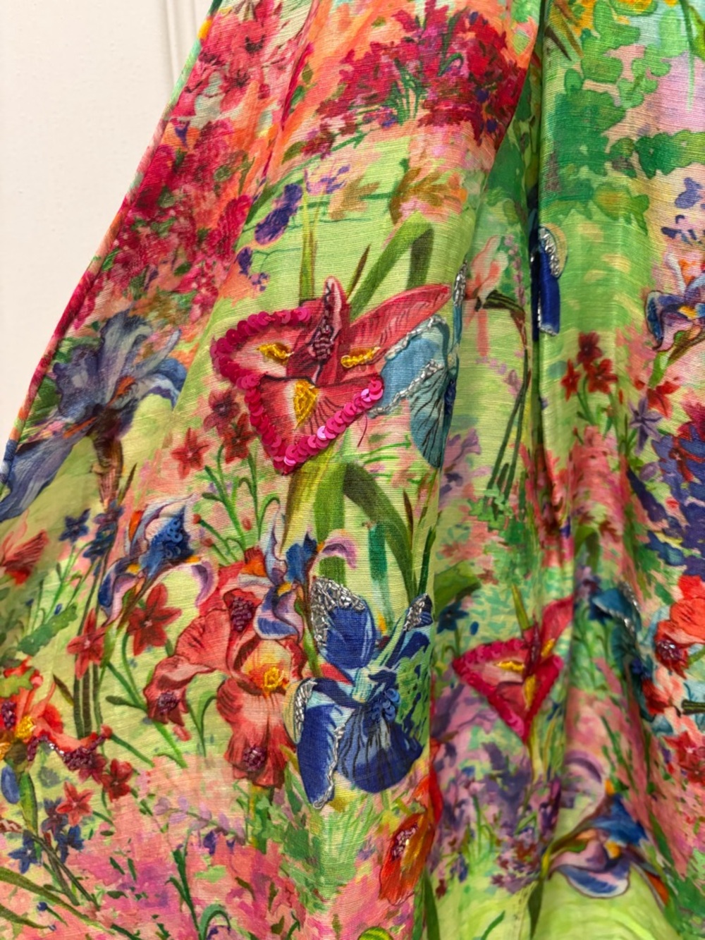 Floral Multi-Color Ruffle Mini Dress - Picture 4 of 8